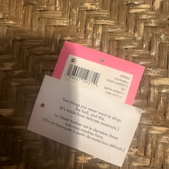 Kate Spade Manhattan Zebra Embellished Mini Tote or Crossbody - Picture 15 of 16